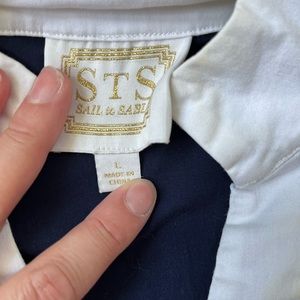 Sail to sable navy and white casual dress